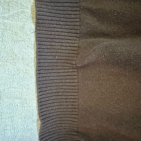 Quince Mongolian Cashmere Oversized Crew Neck Sweater in Brown Size XL - Picture 15 of 16